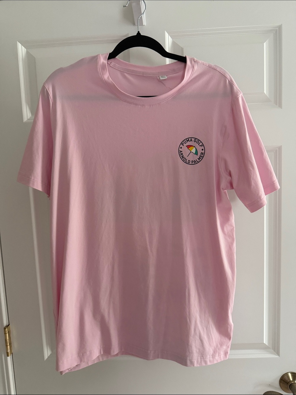 Puma x Arnold Palmer Pink Short Sleeve Tee